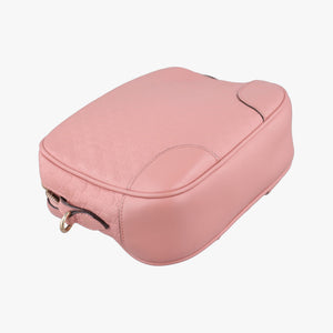 Pre-owned Gucci Bree Microguccissima Pink Leather 449413 shoulderbag | stylenewstar