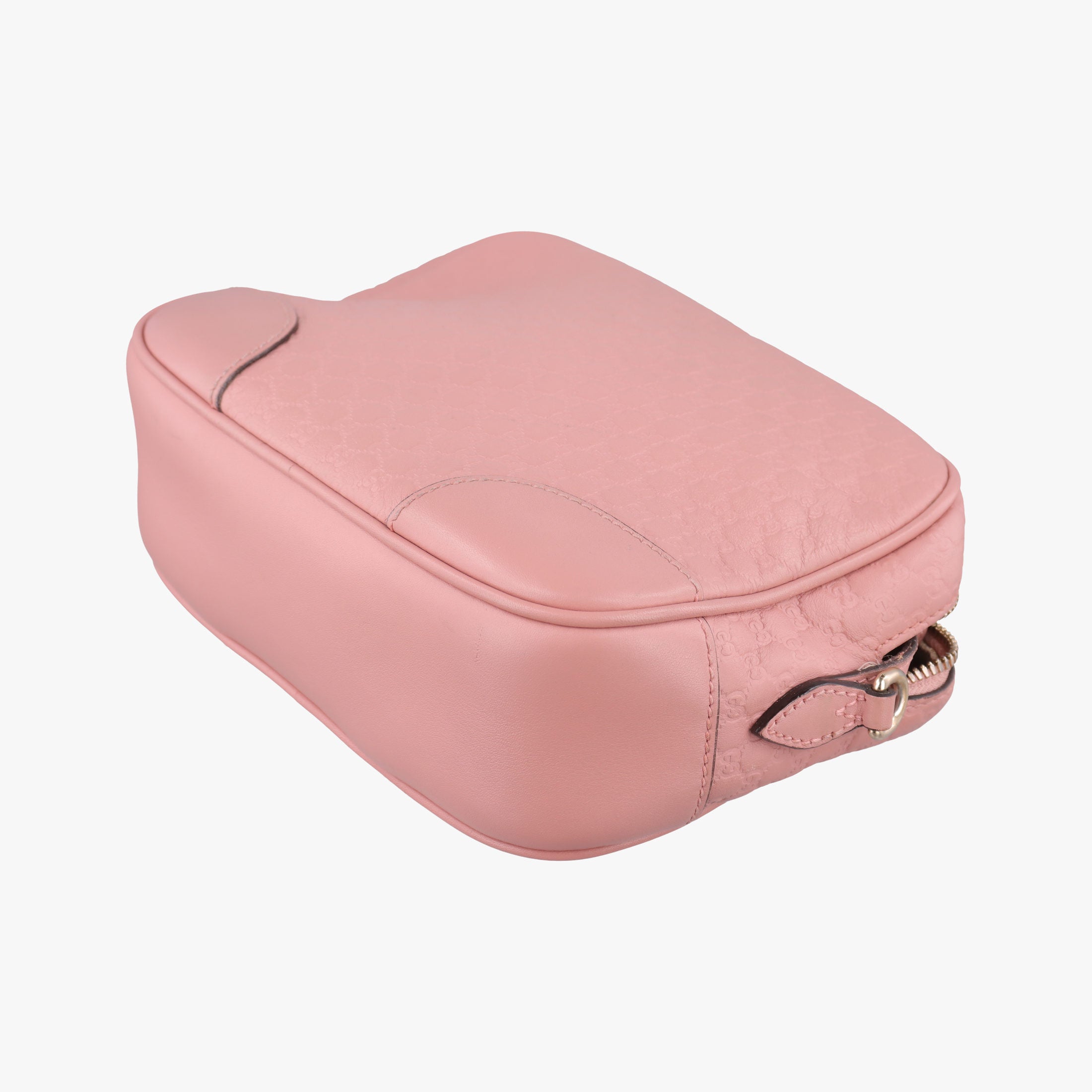 Pre-owned Gucci Bree Microguccissima Pink Leather 449413 shoulderbag | stylenewstar