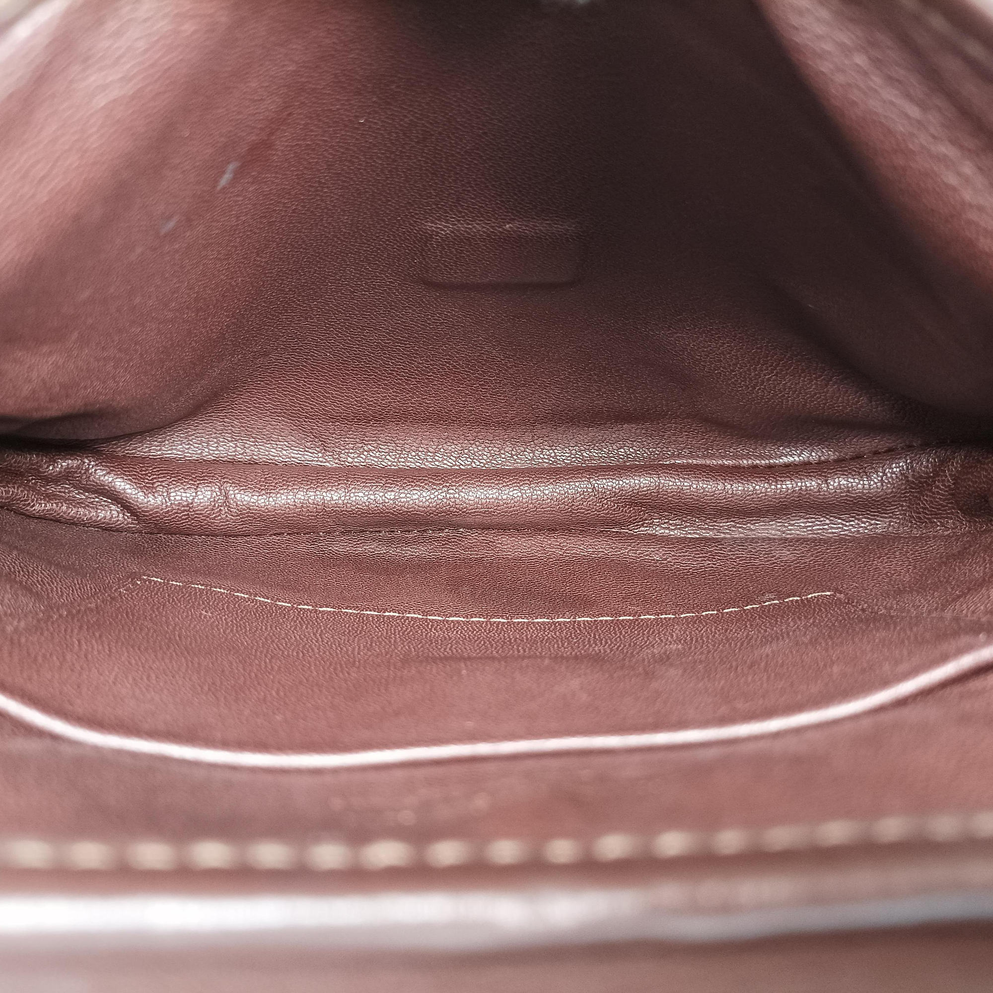 Pre-owned Louis Vuitton Collection Trapezio Pink×Brown leather M97086 shoulderbag | stylenewstar