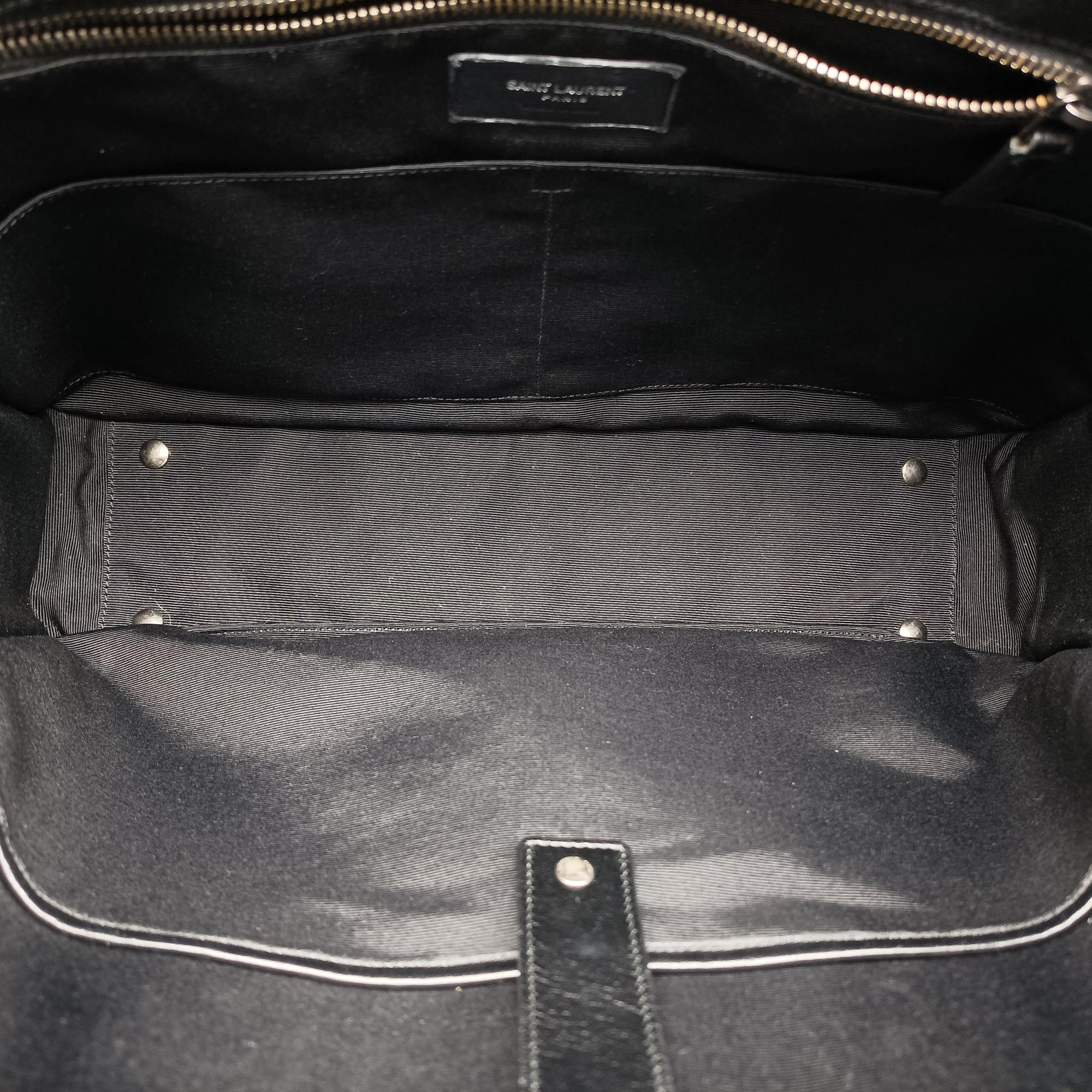 Pre-owned Yves Saint Laurent Briefcase Black Leather 346100 handbag | stylenewstar