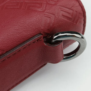Pre-owned VERSACE Medusa Red Leather  handbag | stylenewstar