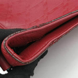 Pre-owned VERSACE Medusa Red Leather  handbag | stylenewstar