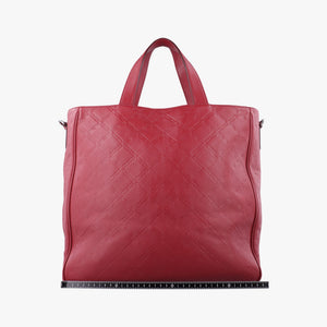 Pre-owned VERSACE Medusa Red Leather  handbag | stylenewstar