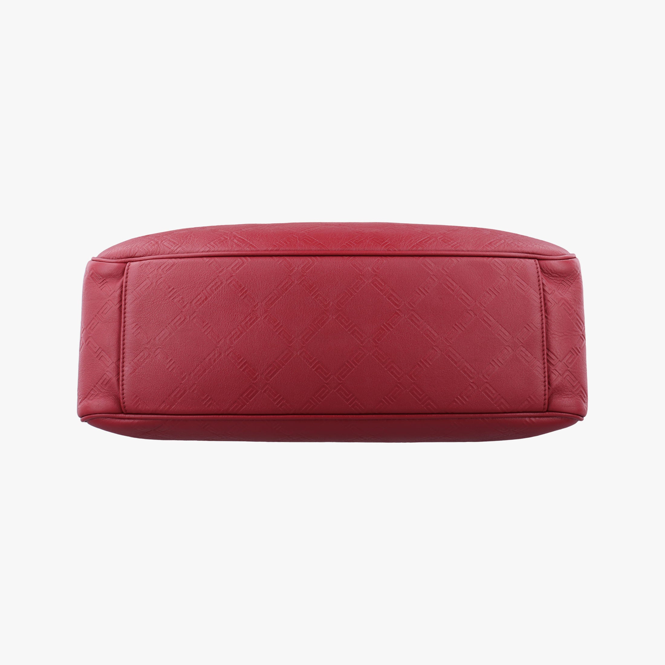 Pre-owned VERSACE Medusa Red Leather  handbag | stylenewstar