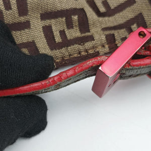 Pre-owned Fendi Baguette Camel Canvas 8BR180 handbag | stylenewstar
