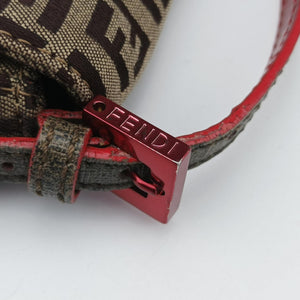 Pre-owned Fendi Baguette Camel Canvas 8BR180 handbag | stylenewstar