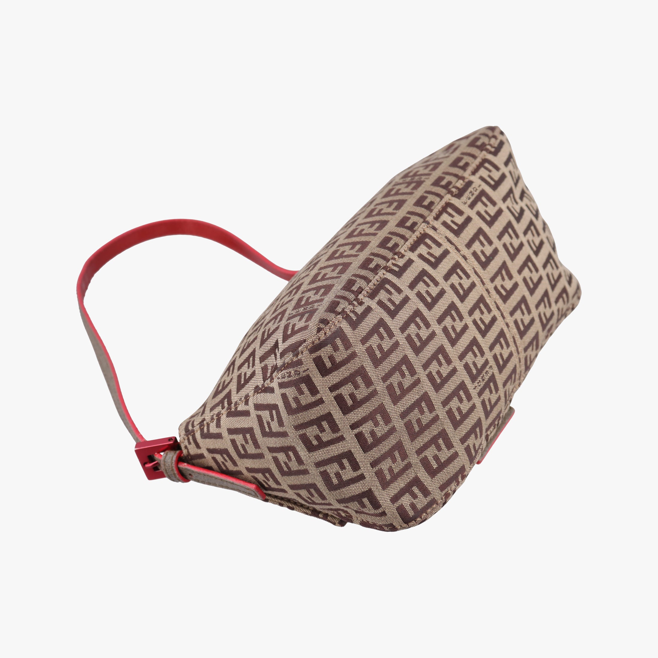 Pre-owned Fendi Baguette Camel Canvas 8BR180 handbag | stylenewstar
