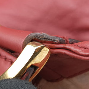 Pre-owned Gucci Soft Stirrup Burgundy Leather 296856 handbag | stylenewstar