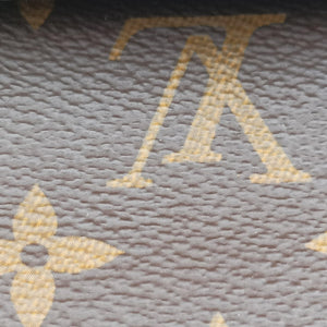 Pre-owned Louis Vuitton Pochette Weekend brown×Fuchsia Pink Monogram Canvas M62456 shoulderbag | stylenewstar
