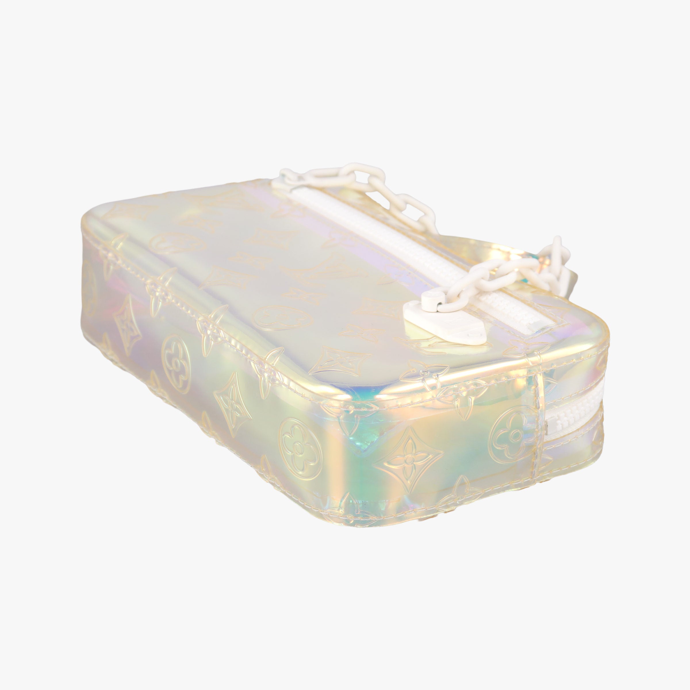 Pre-owned Louis Vuitton Pochette Volga prism pvc vinyl M55261 clutchbag | stylenewstar