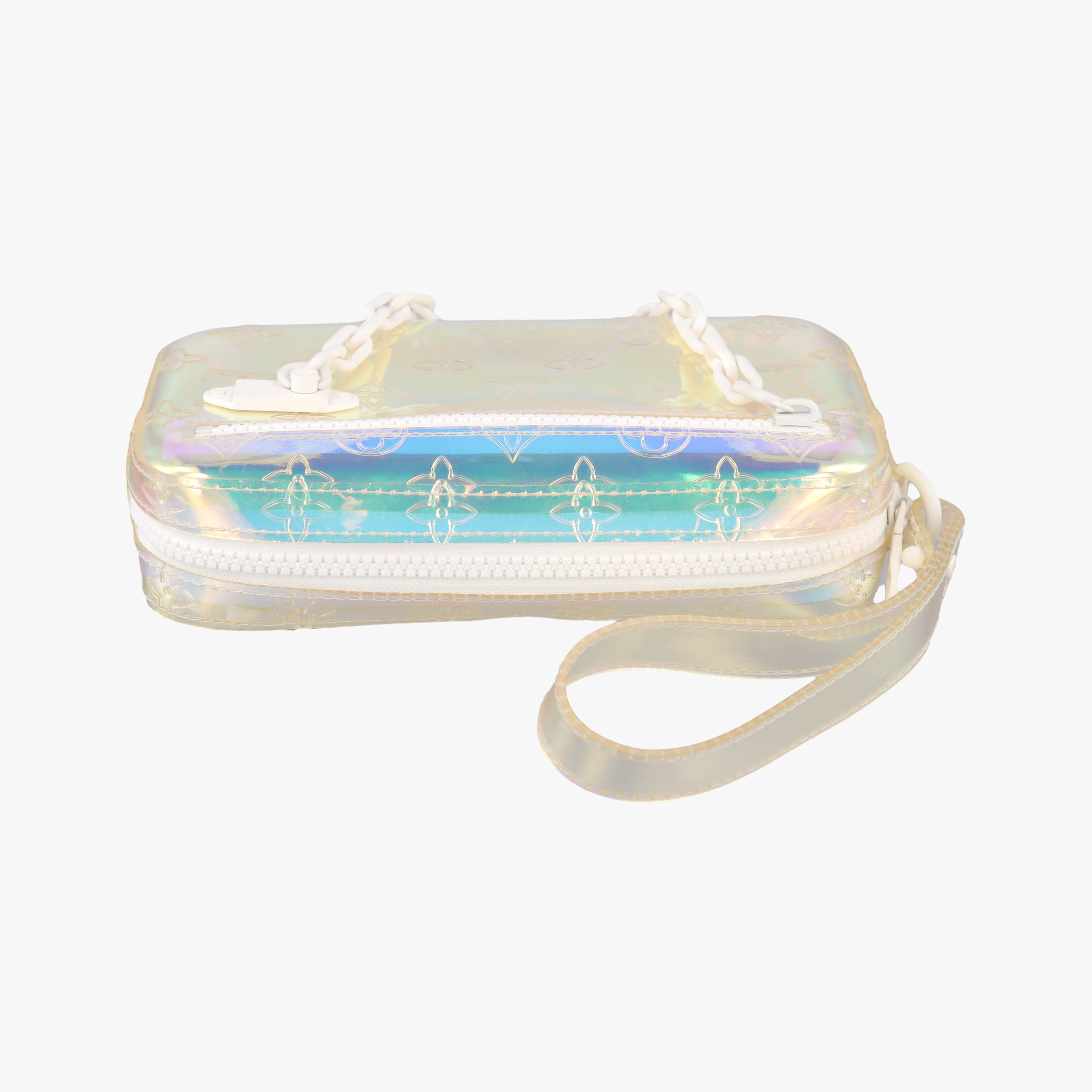 Pre-owned Louis Vuitton Pochette Volga prism pvc vinyl M55261 clutchbag | stylenewstar