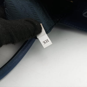 Pre-owned Prada Galleria Blue SAFFIANO Leather BN2274 handbag | stylenewstar