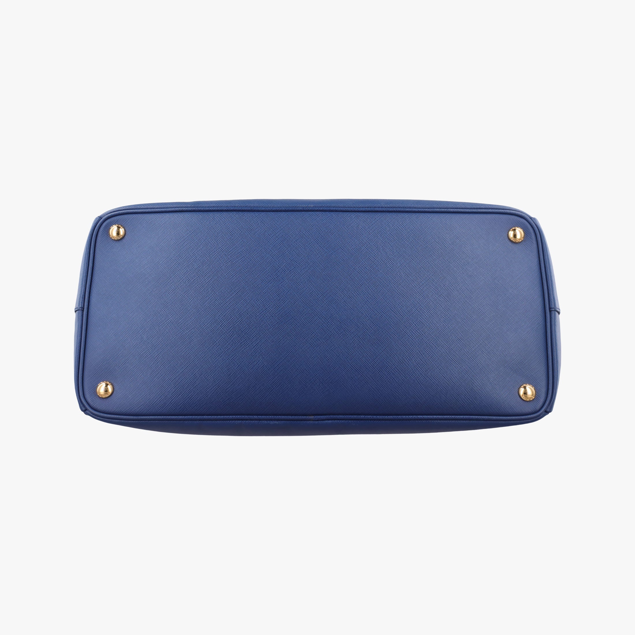 Pre-owned Prada Galleria Blue SAFFIANO Leather BN2274 handbag | stylenewstar
