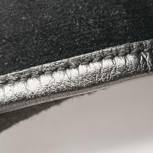 Secondhand Yves Saint Laurent Festival Fringe Backpack Black velour 421943 backpack/rucksack | stylenewstar
