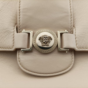 Vintage VERSACE La Medusa Beige Leather  shoulderbag | stylenewstar