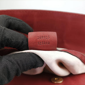 Secondhand Gucci Guccissima Tender Red Leather 269925 shoulderbag | stylenewstar