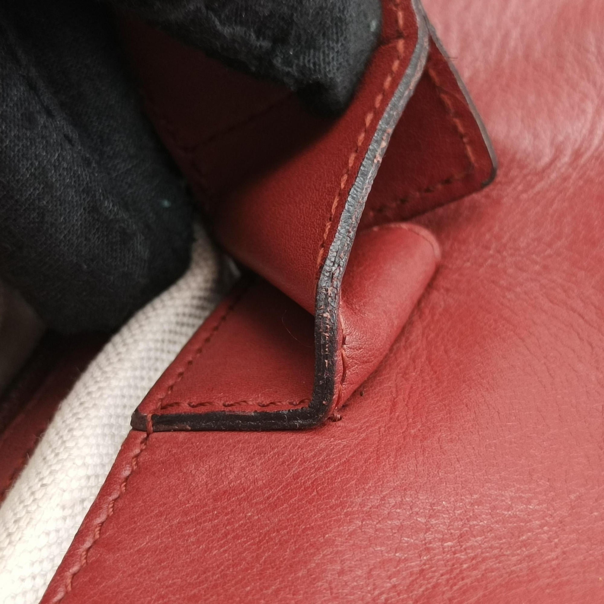Secondhand Gucci Guccissima Tender Red Leather 269925 shoulderbag | stylenewstar