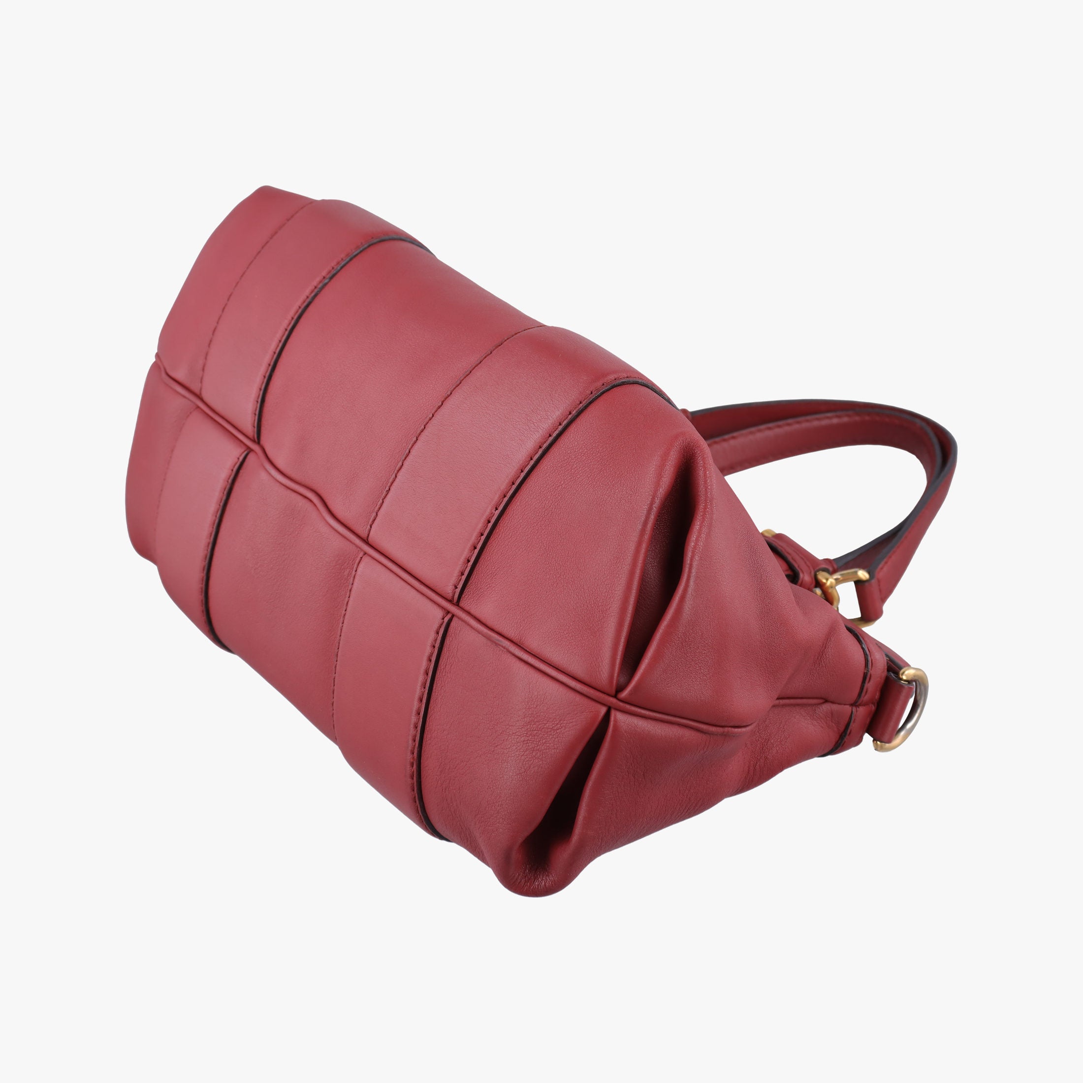Secondhand Gucci Guccissima Tender Red Leather 269925 shoulderbag | stylenewstar