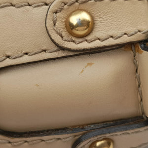 Pre-owned Gucci Guccissima Beige x Brown canvas×Leather 282298 handbag | stylenewstar
