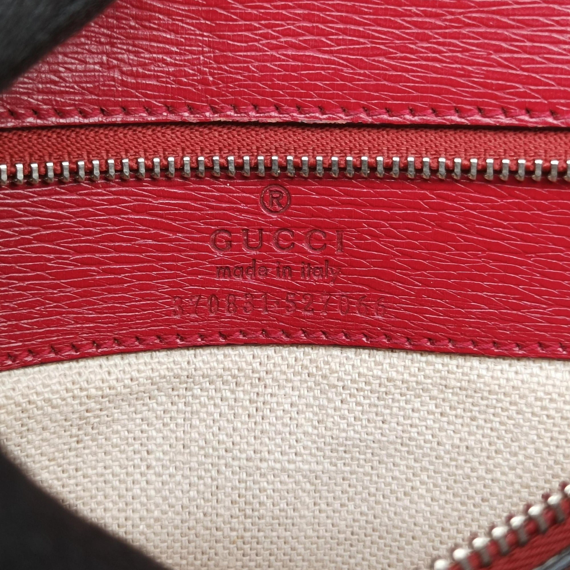 Pre-owned Gucci Bamboo Daily red×Multicolour Leather 370831 handbag | stylenewstar