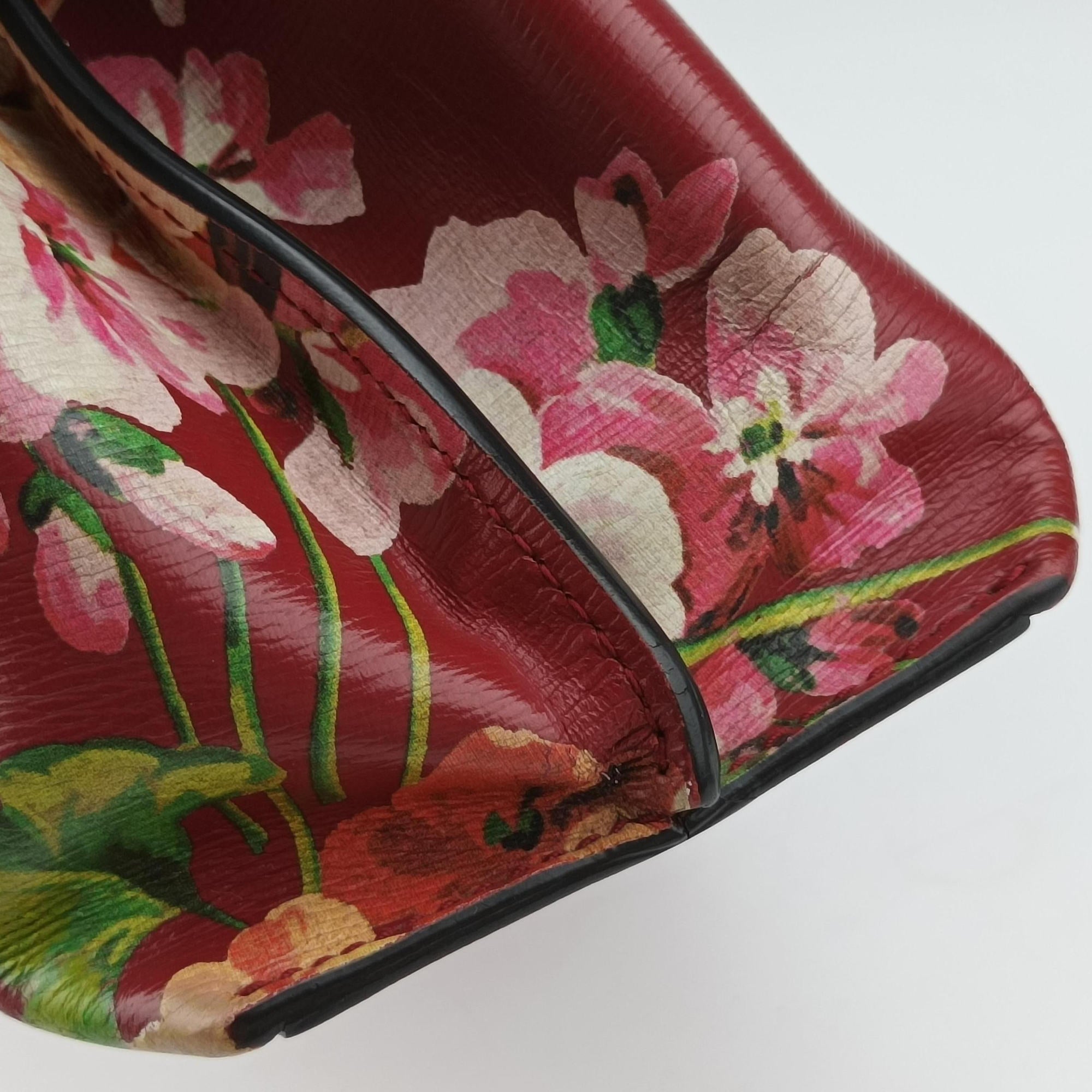 Pre-owned Gucci Bamboo Daily red×Multicolour Leather 370831 handbag | stylenewstar
