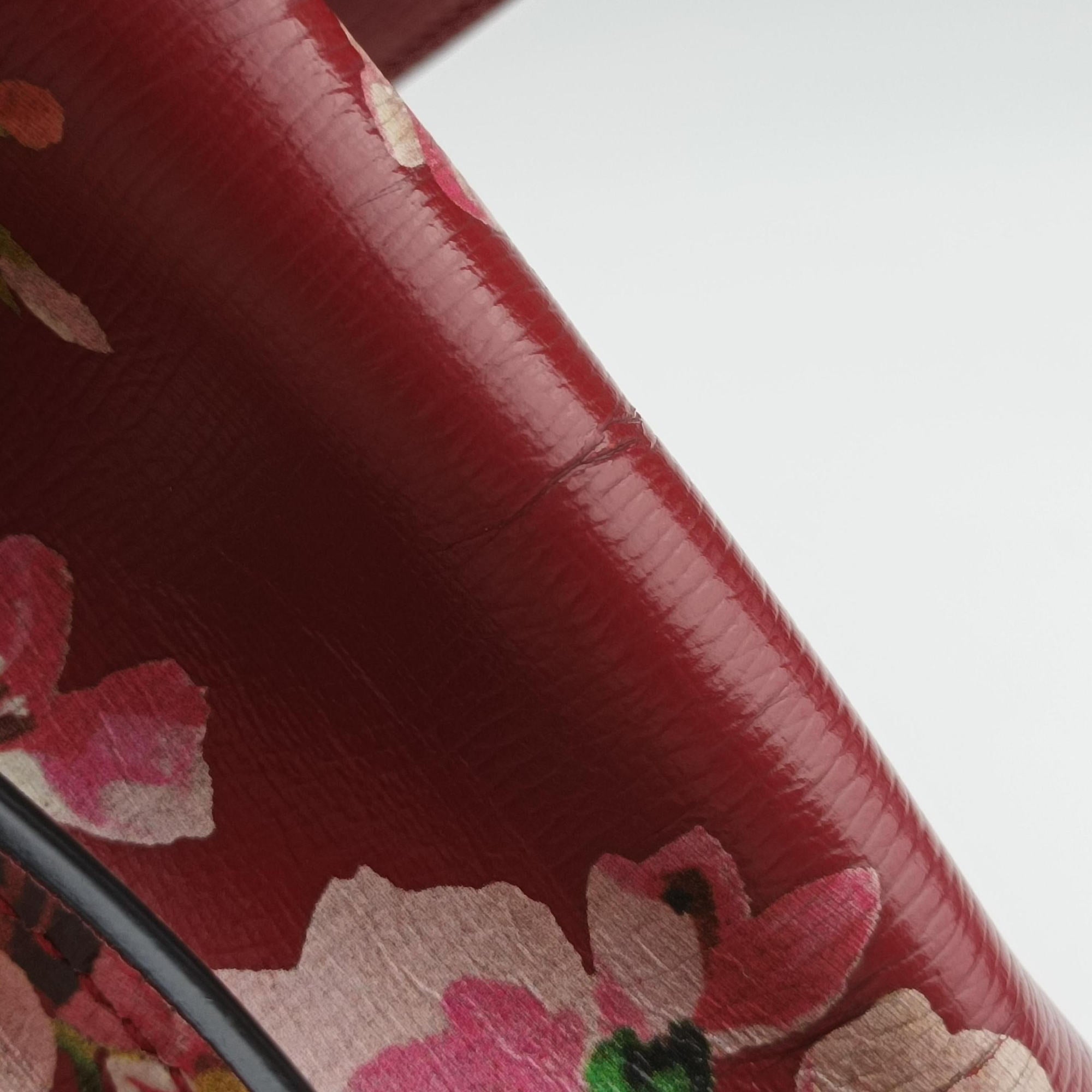 Pre-owned Gucci Bamboo Daily red×Multicolour Leather 370831 handbag | stylenewstar
