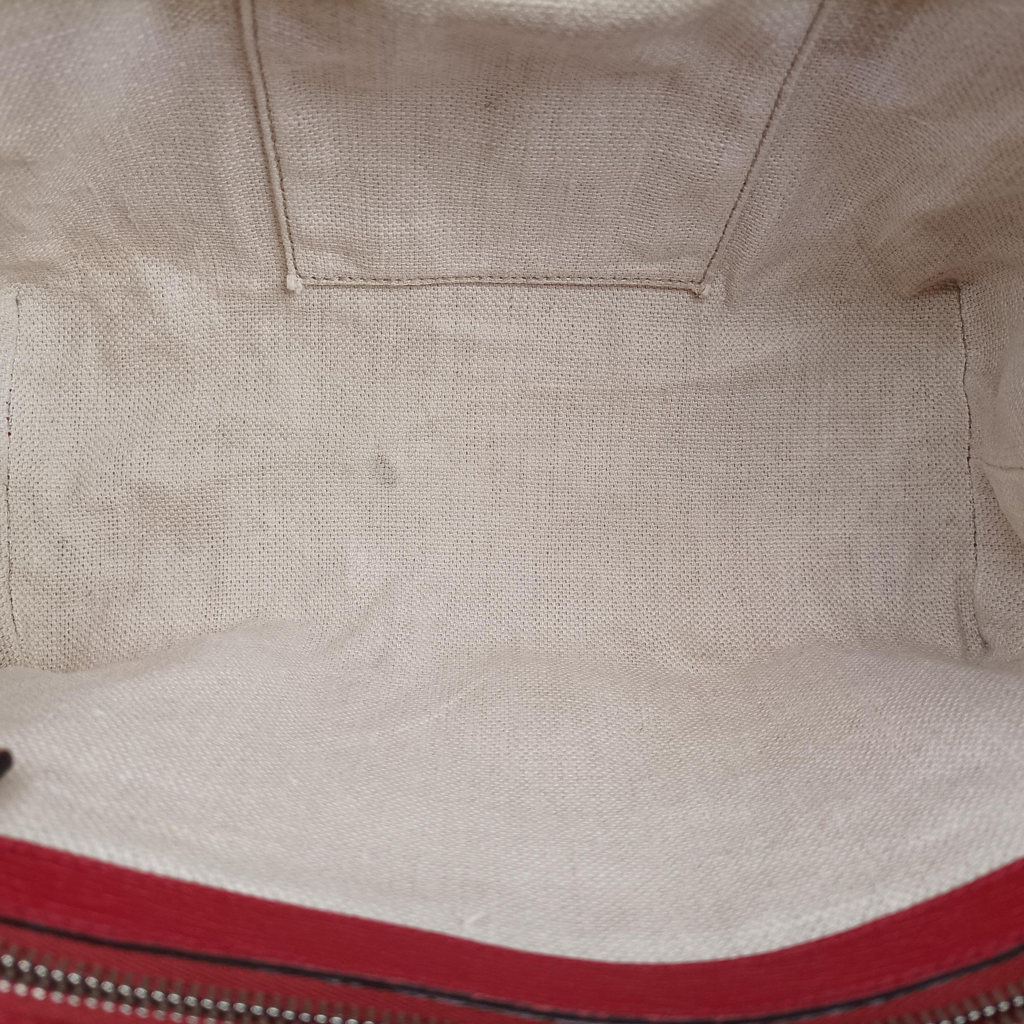 Pre-owned Gucci Bamboo Daily red×Multicolour Leather 370831 handbag | stylenewstar
