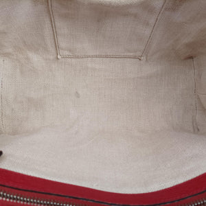 Pre-owned Gucci Bamboo Daily red×Multicolour Leather 370831 handbag | stylenewstar