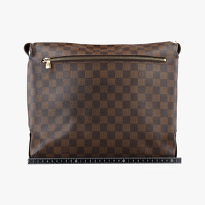 Pre-owned Louis Vuitton BROOKLYN MM EBENE Damier Canvas N51211 shoulderbag | stylenewstar