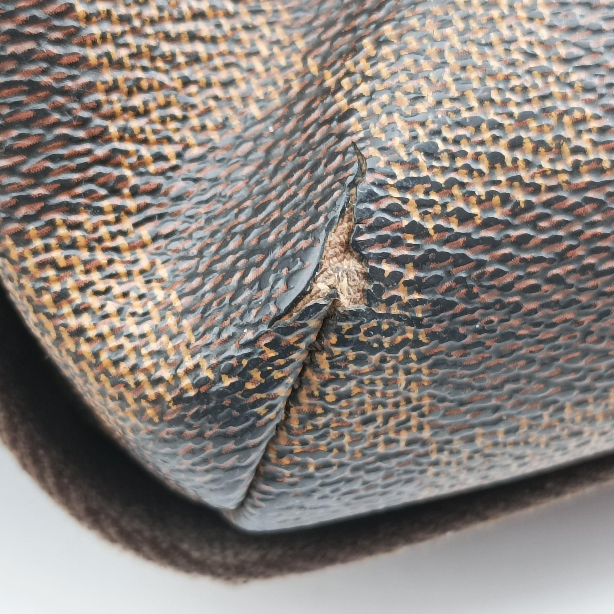 Pre-owned Louis Vuitton BROOKLYN MM EBENE Damier Canvas N51211 shoulderbag | stylenewstar