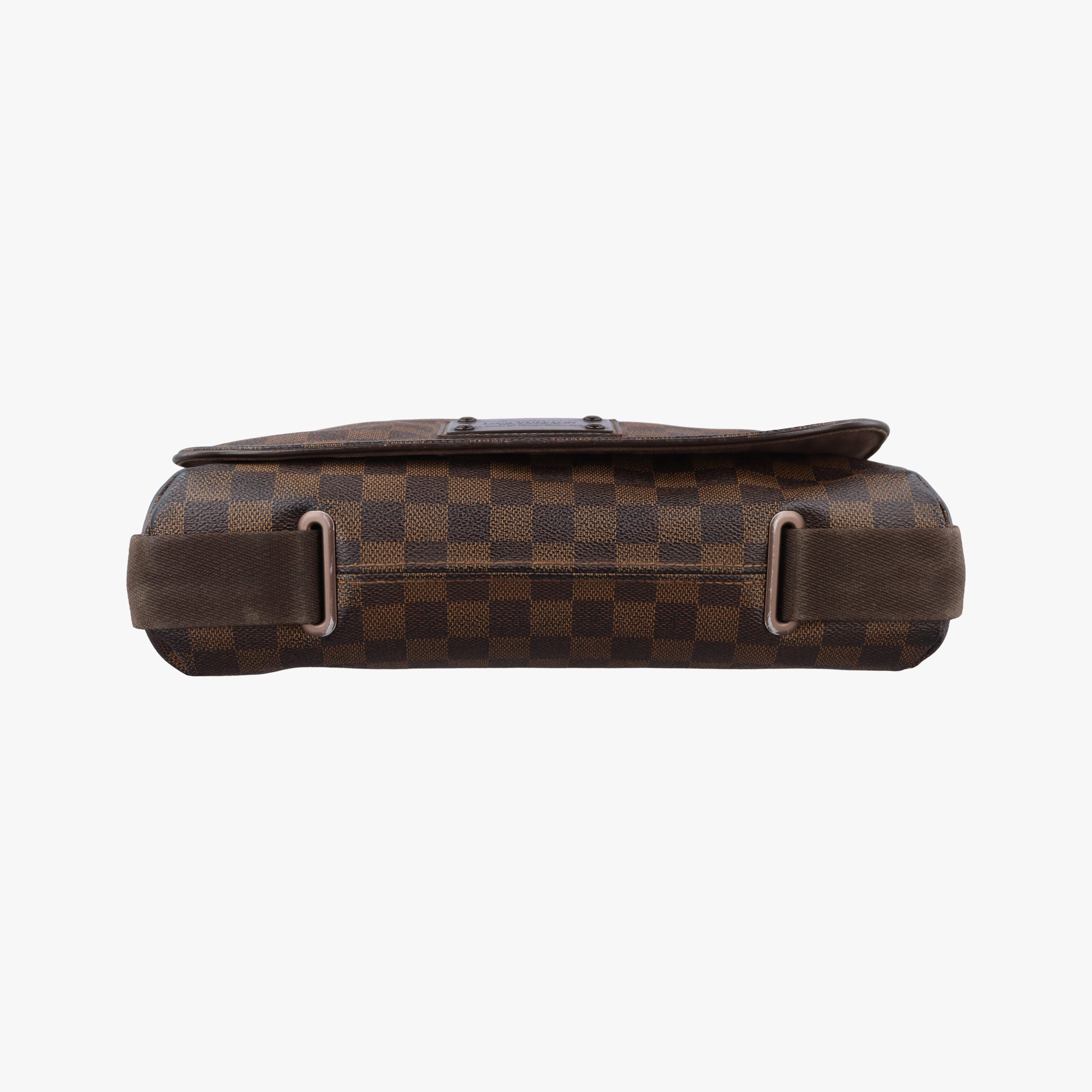 Pre-owned Louis Vuitton BROOKLYN MM EBENE Damier Canvas N51211 shoulderbag | stylenewstar