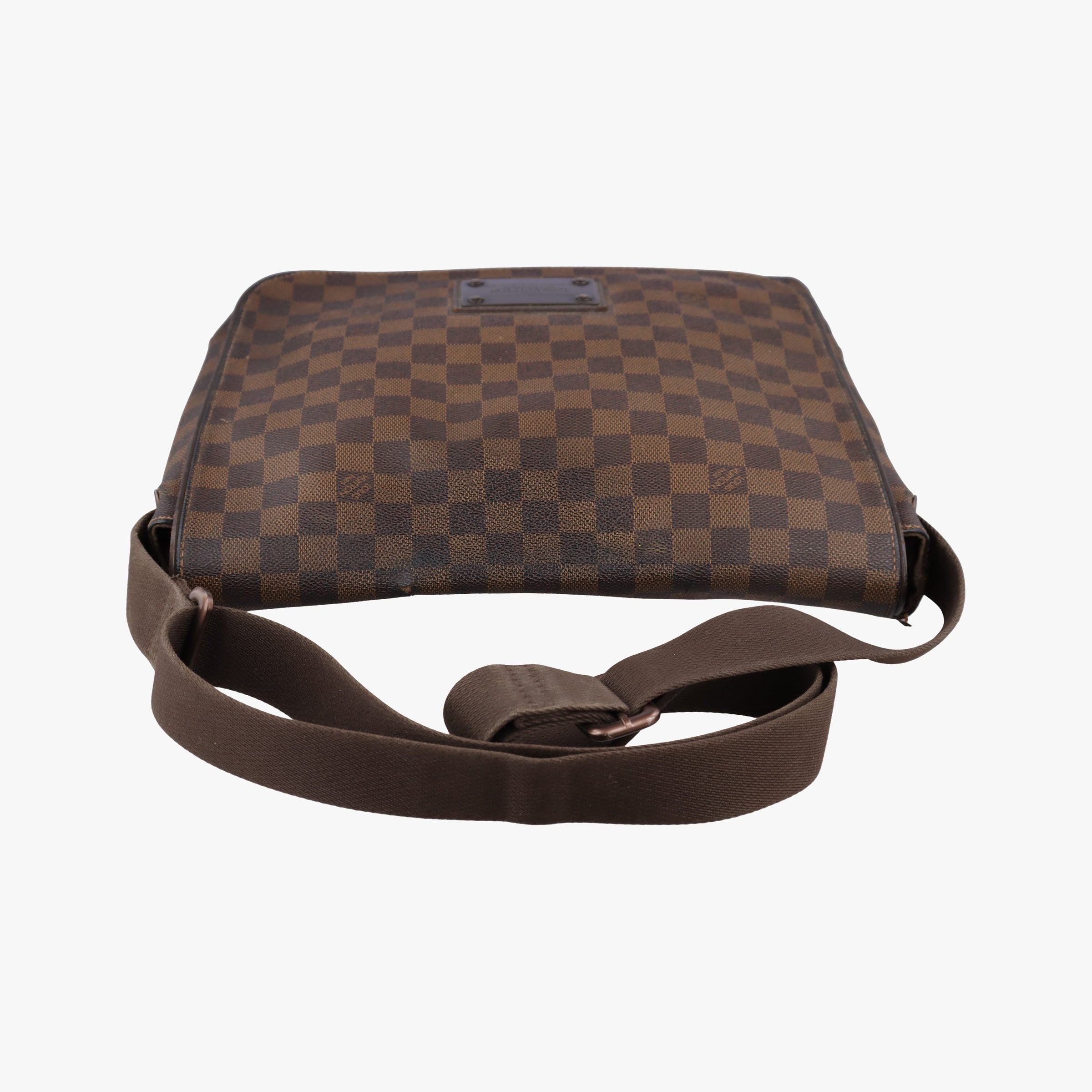Pre-owned Louis Vuitton BROOKLYN MM EBENE Damier Canvas N51211 shoulderbag | stylenewstar