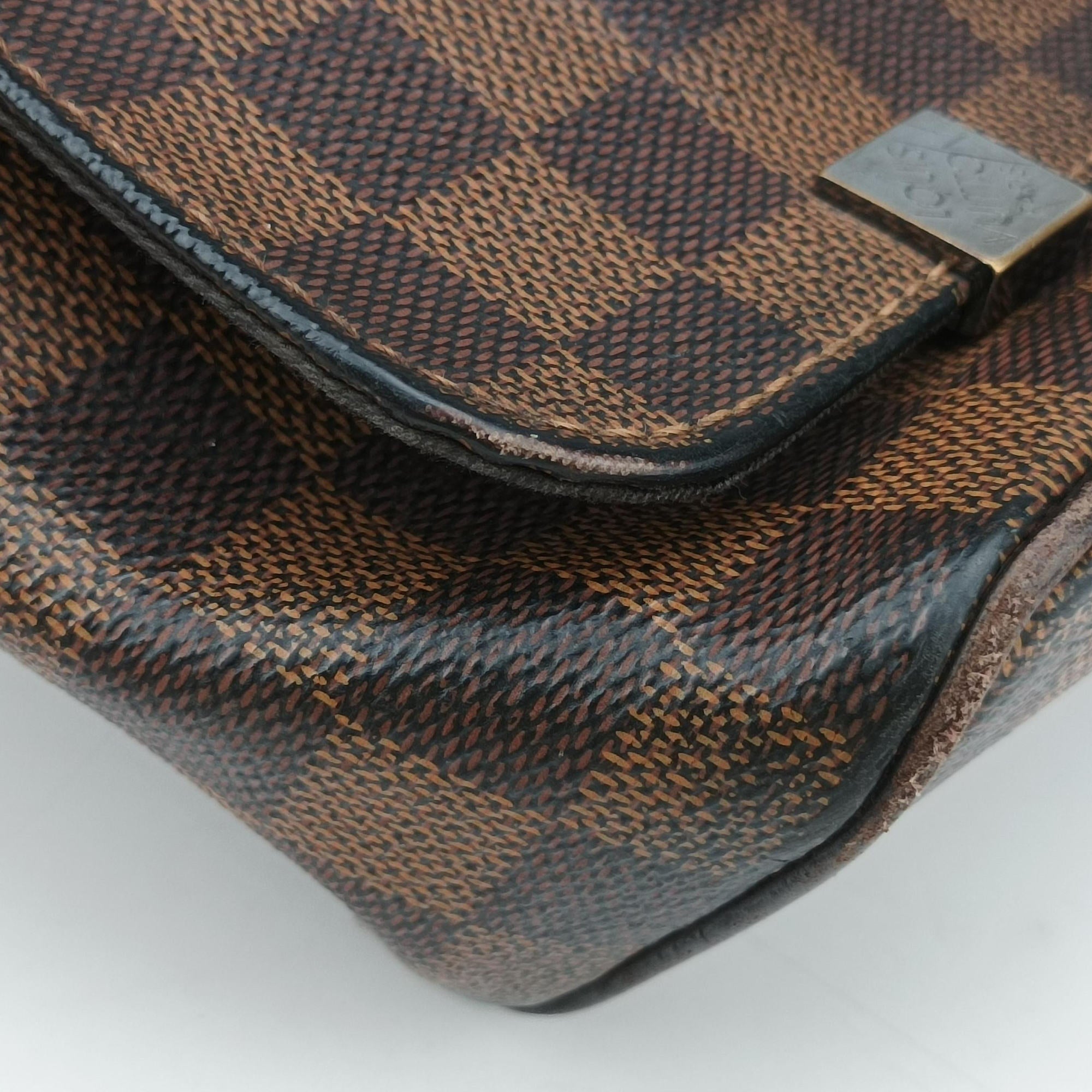 Pre-owned Louis Vuitton District MM EBENE Damier Canvas N41032 shoulderbag | stylenewstar