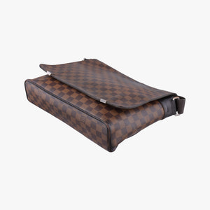 Pre-owned Louis Vuitton District MM EBENE Damier Canvas N41032 shoulderbag | stylenewstar
