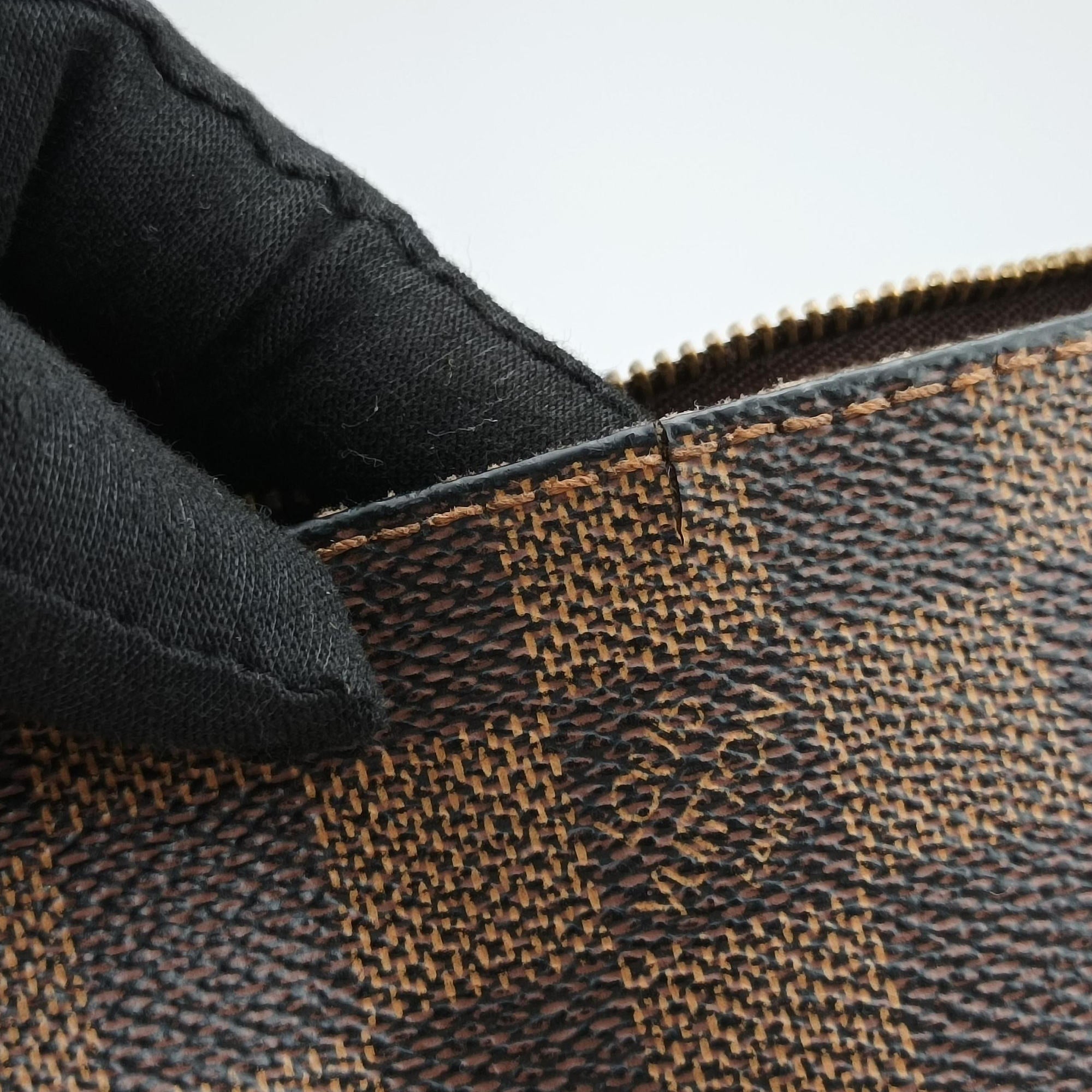 Secondhand Louis Vuitton Cabas Bobur EBENE Damier Canvas N52006 handbag | stylenewstar