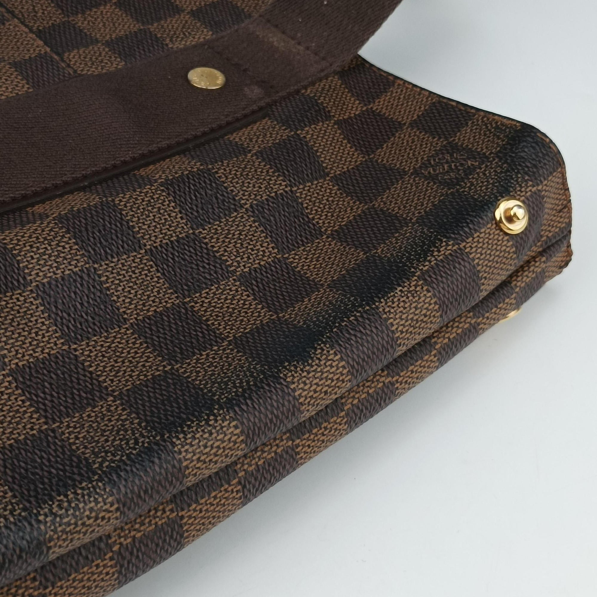 Secondhand Louis Vuitton Cabas Bobur EBENE Damier Canvas N52006 handbag | stylenewstar