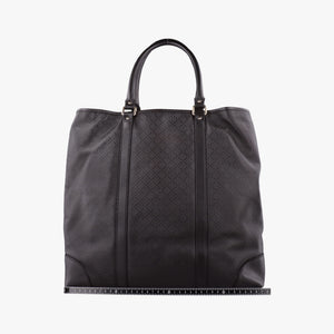 Pre-owned Gucci Diamante tote Dark Brown leather 223668 handbag | stylenewstar
