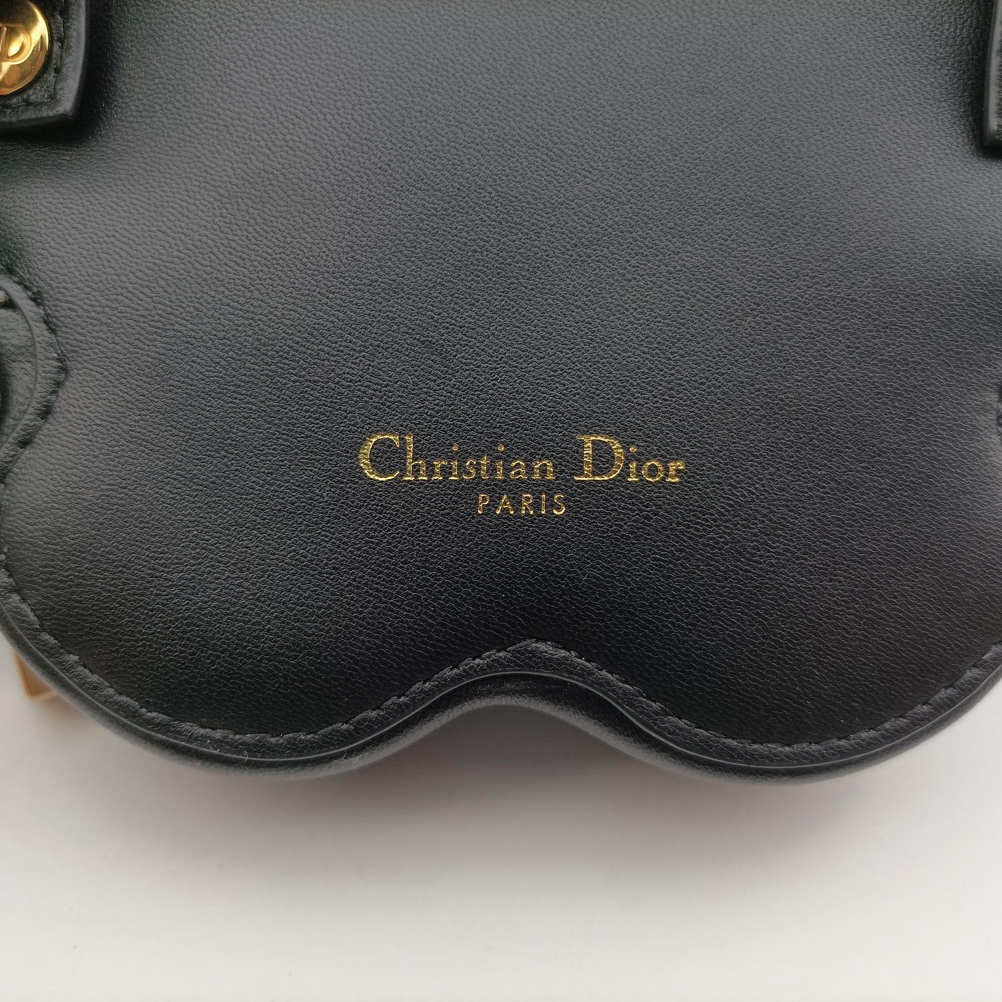Pre-owned Christian Dior 30 Montaigne Removable Black Lambskin  bum bag/waist bag | stylenewstar