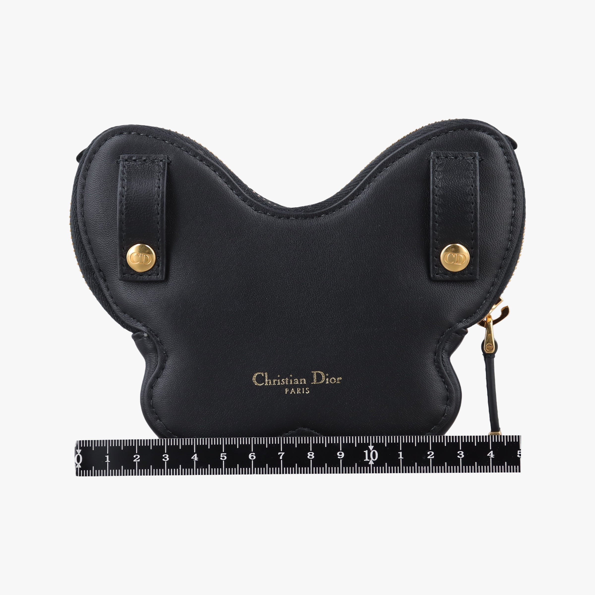 Pre-owned Christian Dior 30 Montaigne Removable Black Lambskin  bum bag/waist bag | stylenewstar