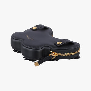 Pre-owned Christian Dior 30 Montaigne Removable Black Lambskin  bum bag/waist bag | stylenewstar
