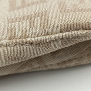 Vintage Fendi Mama Baguette Zucchino Beige canvas× Leather 8BR001 handbag | stylenewstar