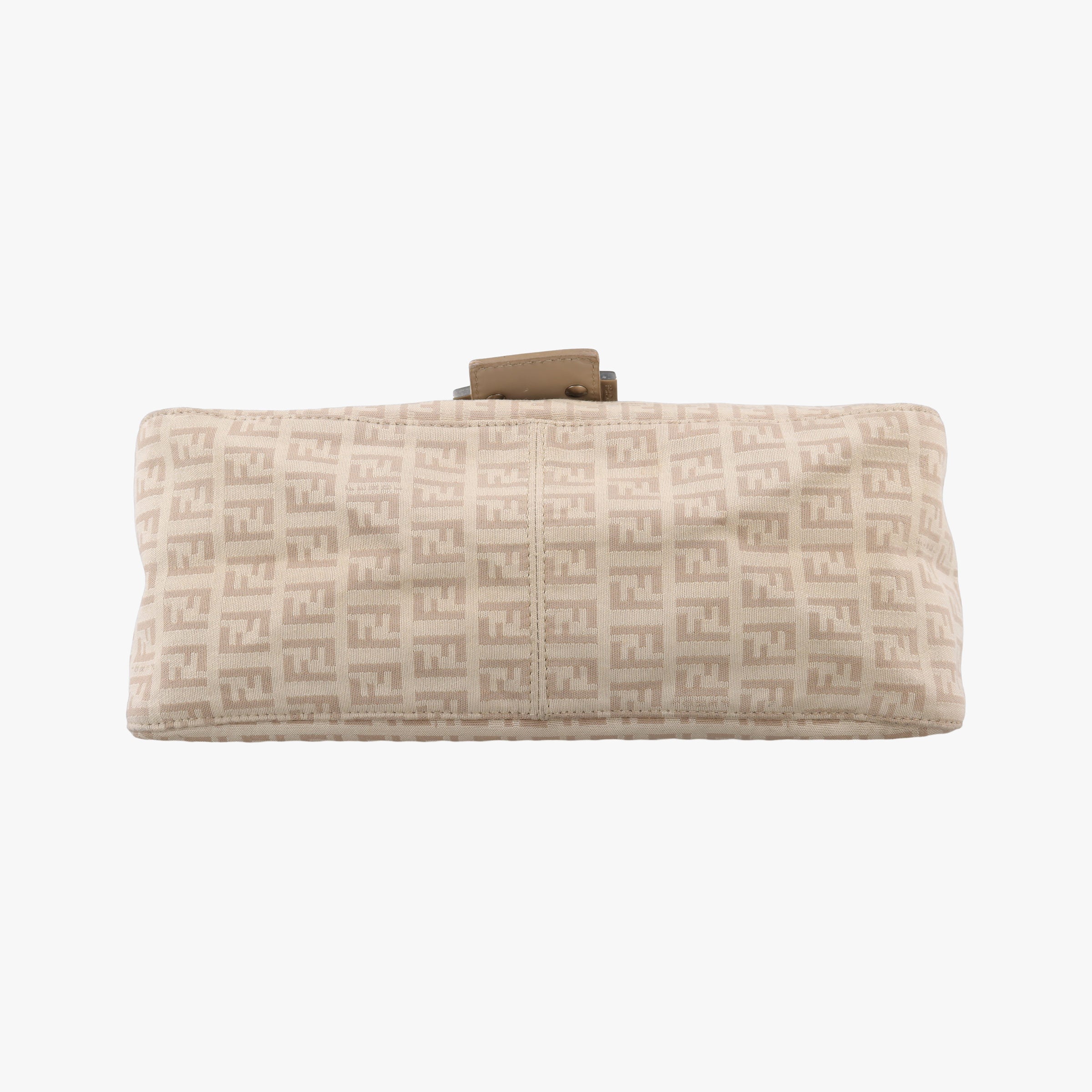 Vintage Fendi Mama Baguette Zucchino Beige canvas× Leather 8BR001 handbag | stylenewstar