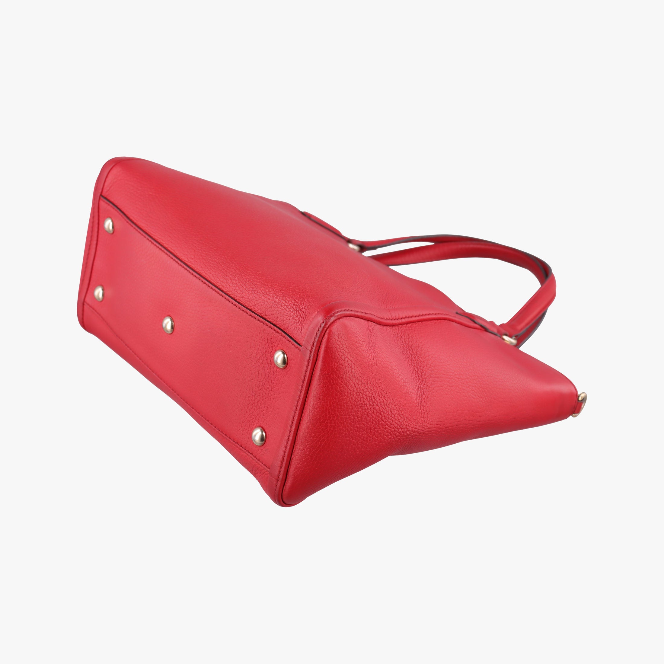 Pre-owned Gucci Soho Red Leather 369176 shoulderbag | stylenewstar