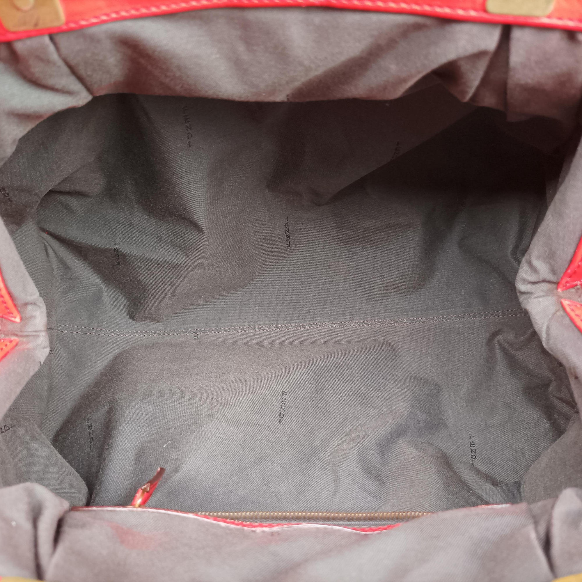Pre-owned Fendi Toile de Cuir Red Leather 8BR579 handbag | stylenewstar