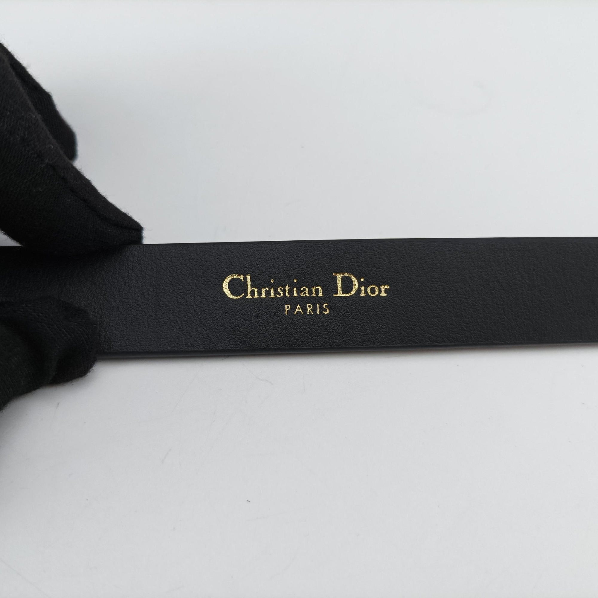 Pre-owned Christian Dior 30 Montaigne Removable Black Lambskin  bum bag/waist bag | stylenewstar