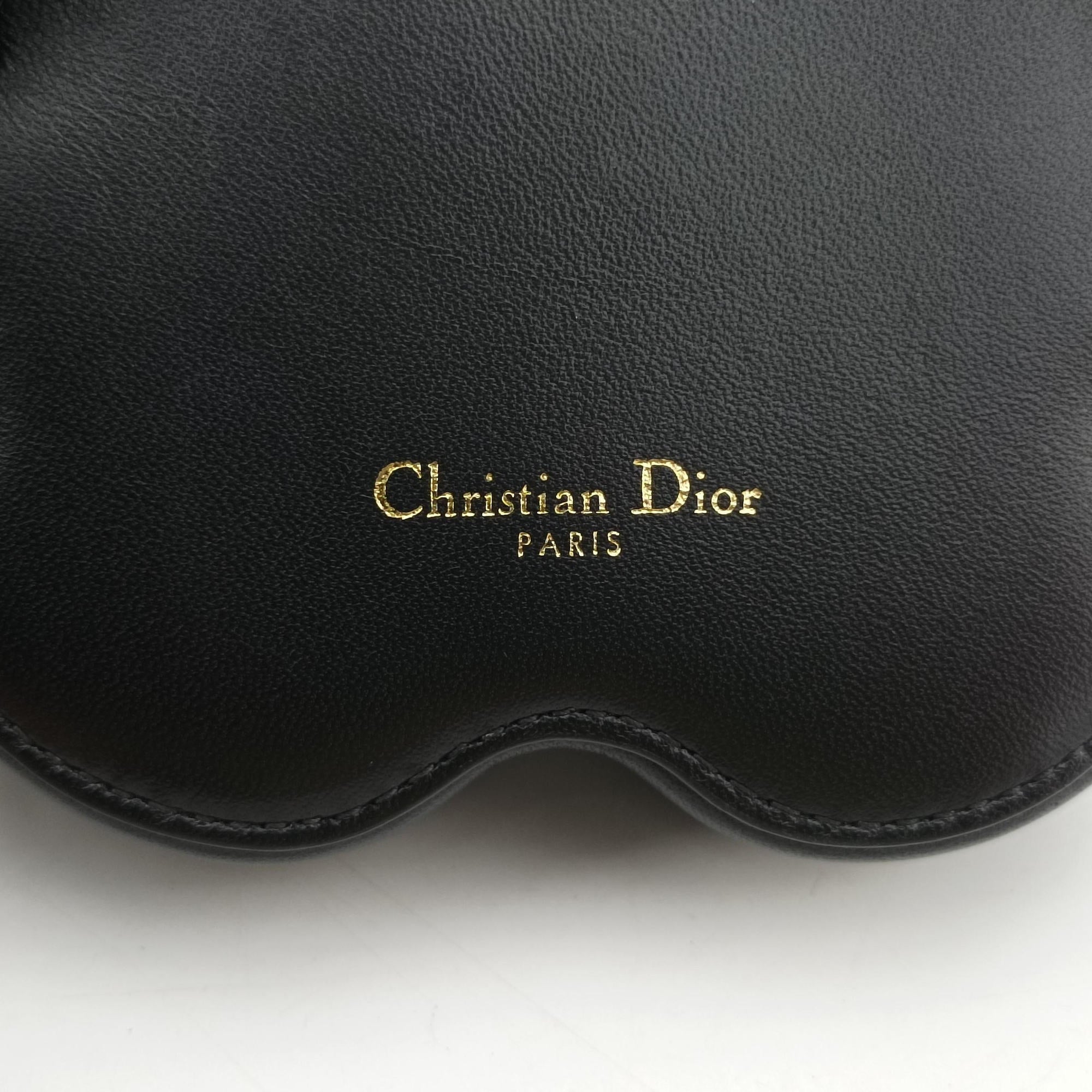 Pre-owned Christian Dior 30 Montaigne Removable Black Lambskin  bum bag/waist bag | stylenewstar