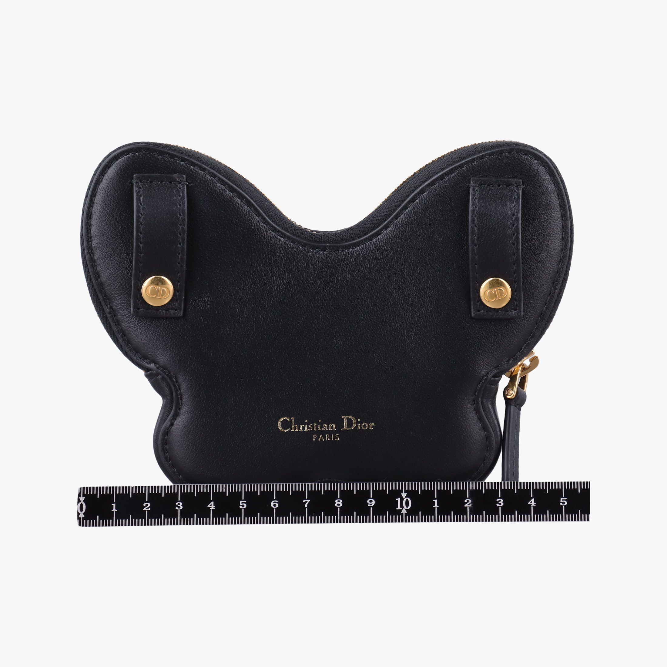 Pre-owned Christian Dior 30 Montaigne Removable Black Lambskin  bum bag/waist bag | stylenewstar