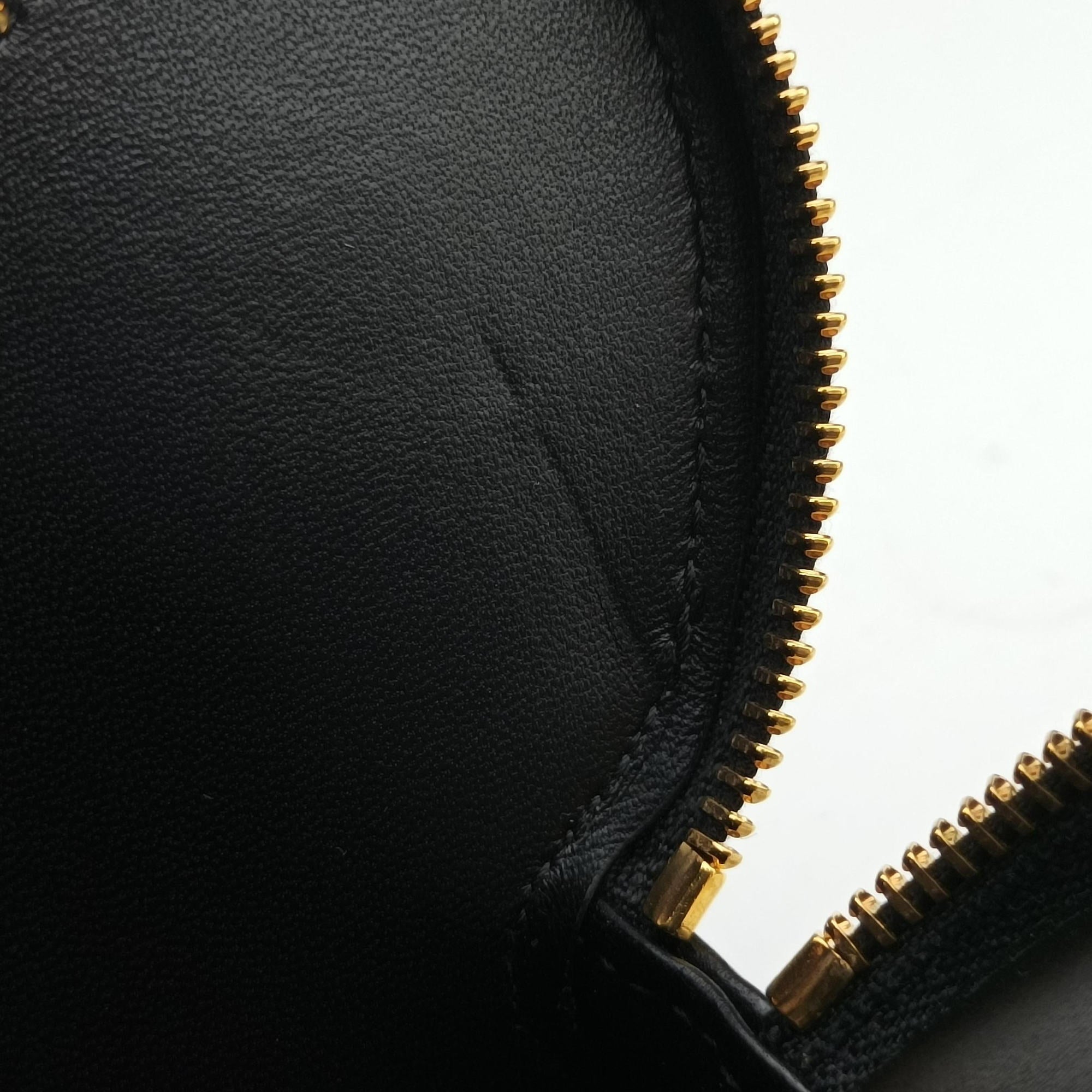 Pre-owned Christian Dior 30 Montaigne Removable Black Lambskin  bum bag/waist bag | stylenewstar