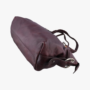 Secondhand Gucci Medium Bamboo Burgundy Leather 232959 handbag | stylenewstar