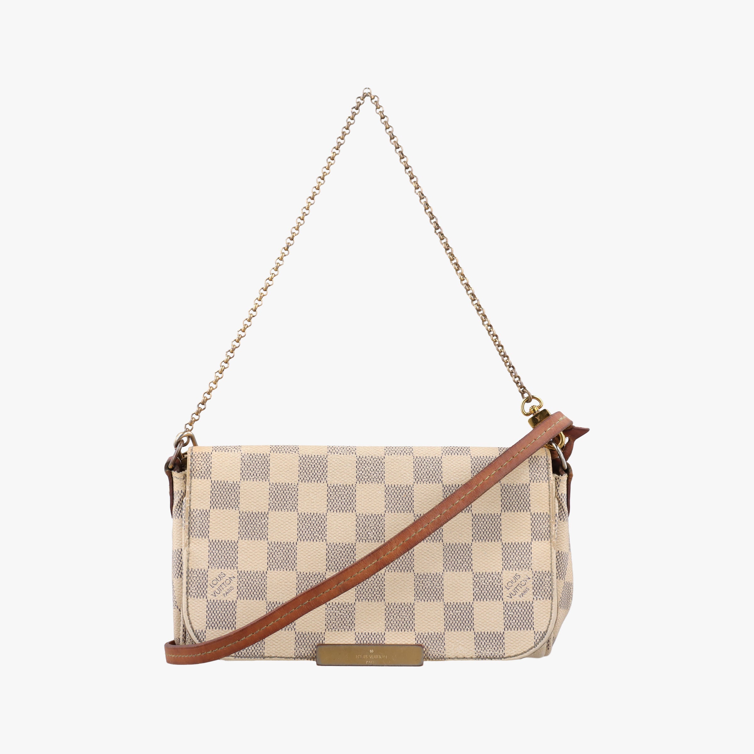 Pre-owned Louis Vuitton FAVORITE PM Azur Damier Canvas N41277 shoulderbag | stylenewstar